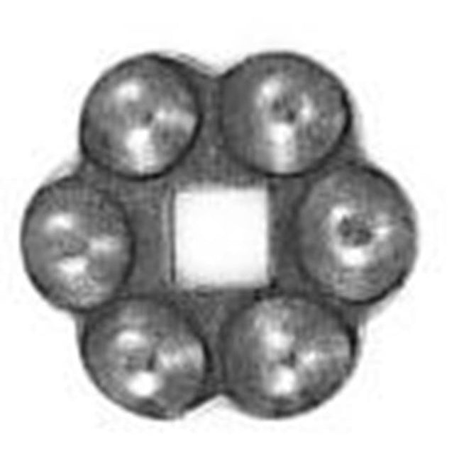 Bouvet - Classic Cabinet Rosette - Antique Brass 057