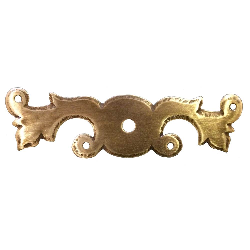 Bouvet - Classic Keyhole Escutcheons Plate (round hole) - Antique Brass 057