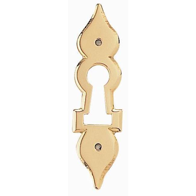 Bouvet - Classic Keyhole Escutcheons - Antique Brass 057