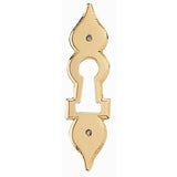 Bouvet - Classic Keyhole Escutcheons - Antique Brass 057