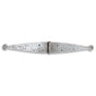 Bouvet - Wrought Iron Flat Hinge - Hammered Oxidized Black 036