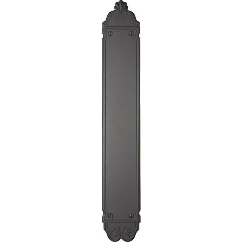 Bouvet - Push Plate - Satin Antique Brass 056