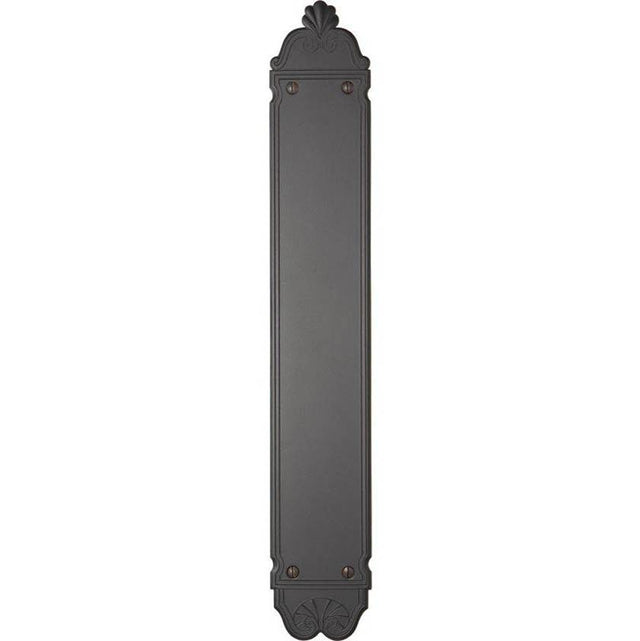 Bouvet - Push Plate - Satin Antique Brass 056
