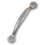 Bouvet - Wrought Iron Cabinet Pull - Hammered Oxidized Black 036