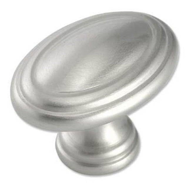 Bouvet - Oval Classic Cabinet Knob - Pewer 012