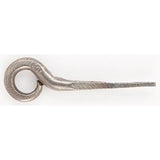 Bouvet - Wrought Iron Hook  - Ring Only - Hammered Oxidized Black 036