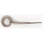Bouvet - Wrought Iron Hook  - Ring Only - Hammered Oxidized Black 036
