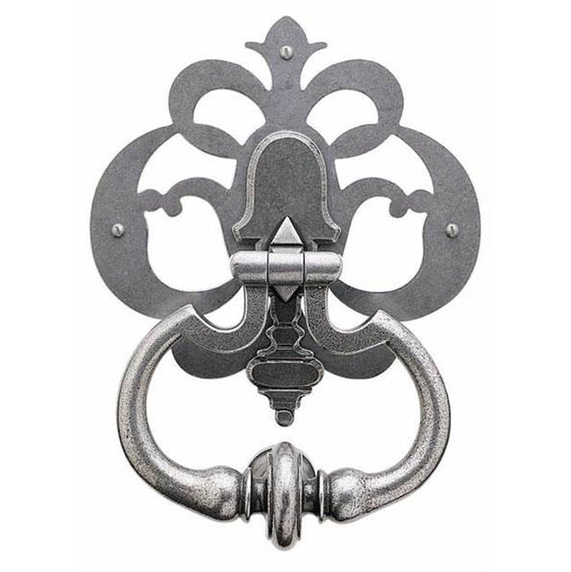 Bouvet - Door Knocker - Pewter 012