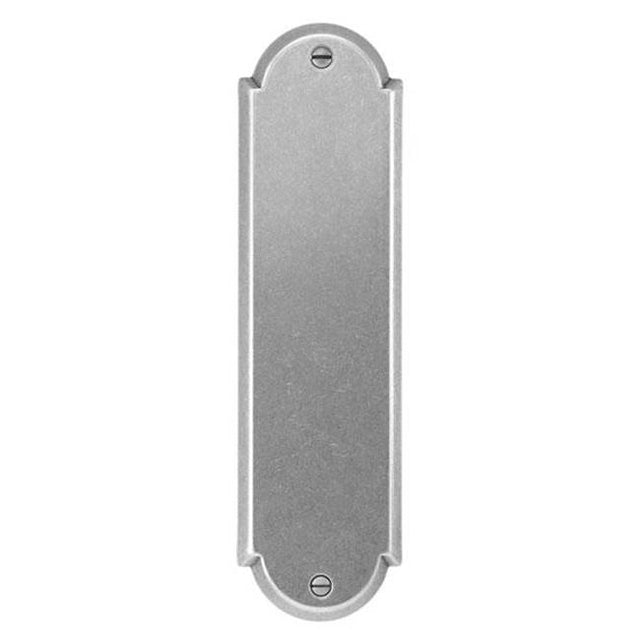 Bouvet - Push Plate - Pewter 012