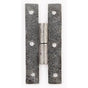 Bouvet - Wrought Iron H Hinge - Hammered Oxidized Black 036