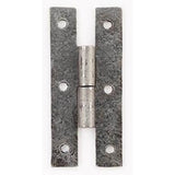 Bouvet - Wrought Iron H Hinge - Hammered Oxidized Black 036