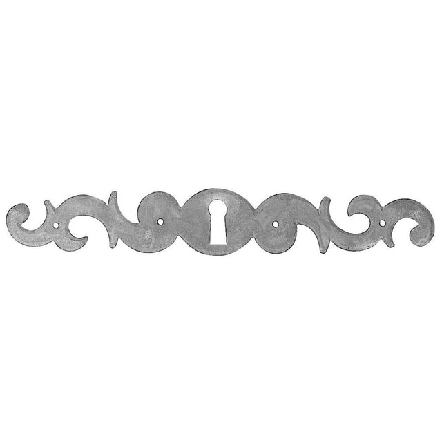 Bouvet - Classic Key Hole Escutcheon for Drawer (horizontal) - Pewter 012