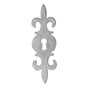 Bouvet - Classic Keyhole Escutcheons - Antique Brass 057