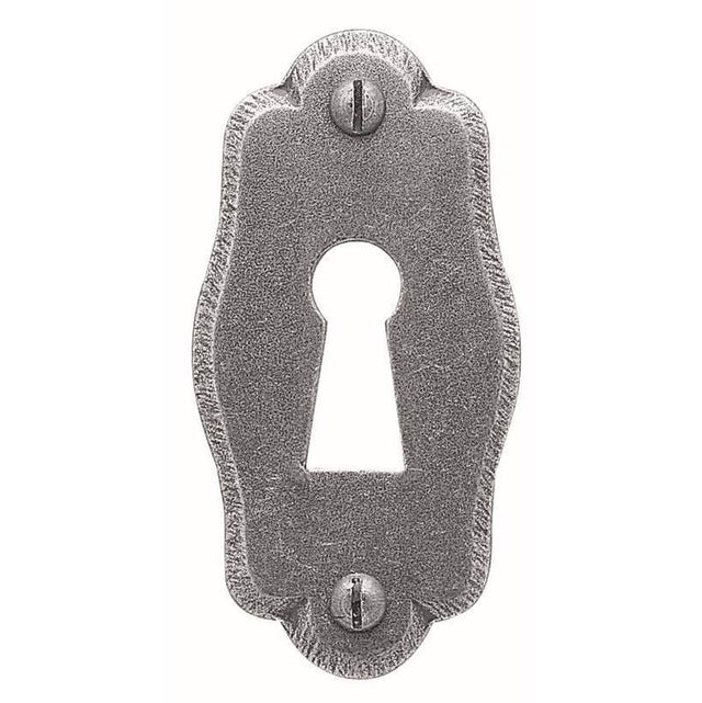 Bouvet - Key Hole Escutcheon - Satin Antique Brass 056