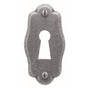 Bouvet - Key Hole Escutcheon - Satin Antique Brass 056