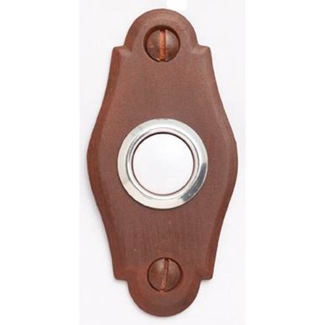 Bouvet - Bell Button Escutcheon - Satin Antique Brass 056