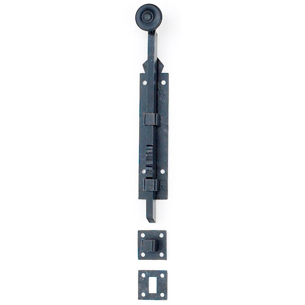 Bouvet - Surface Bolt Wrought Iron - Hammered Oxidized Black 036