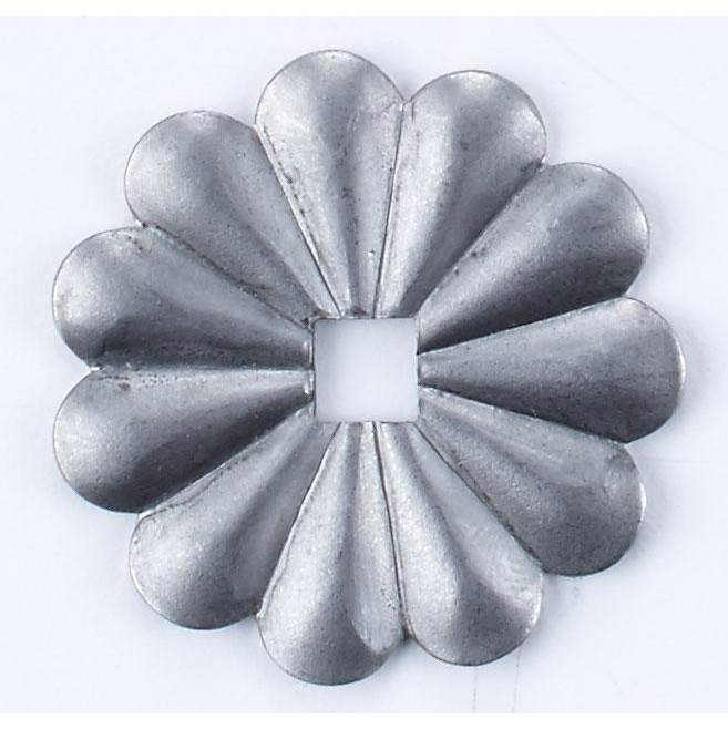 Bouvet - Classic Furniture Rosette - Natural Steel 003