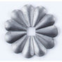 Bouvet - Classic Furniture Rosette - Natural Steel 003