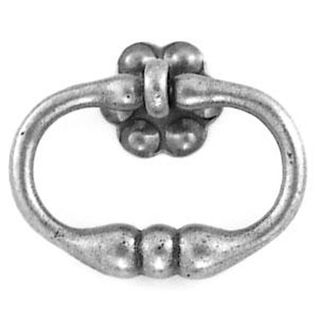 Bouvet - Classic Ring Handle with Rosette - Pewter 012