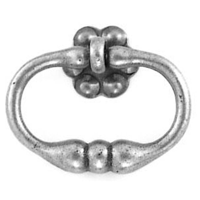 Bouvet - Classic Ring Handle with Rosette - Pewter 012