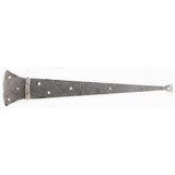 Bouvet - Wrought Iron Stap Hinge - Hammered Oxidized Black 036