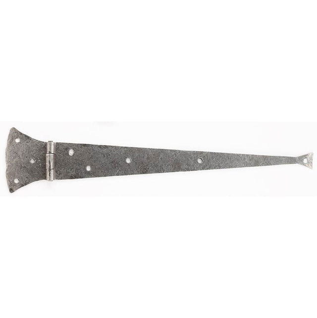 Bouvet - Wrought Iron Stap Hinge - Hammered Oxidized Black 036