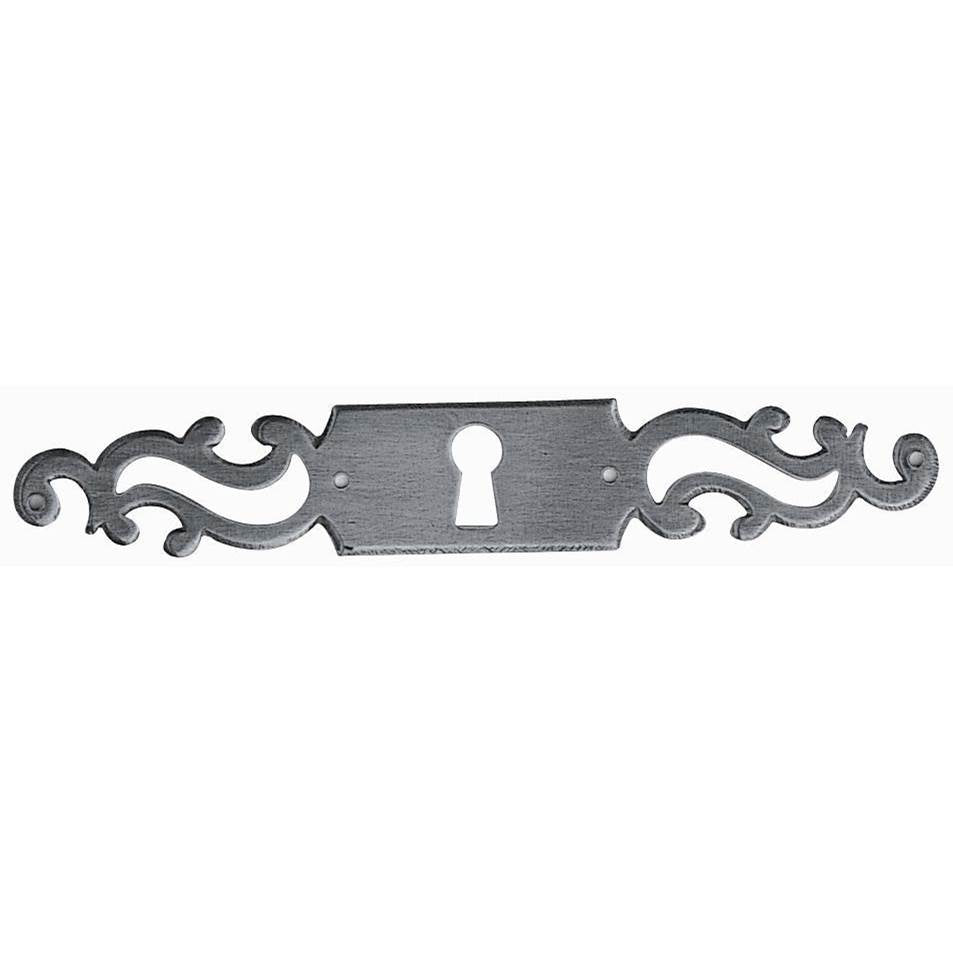 Bouvet - Classic Keyhole Escutcheon for Drawer (horizontal) - Antique Brass 057