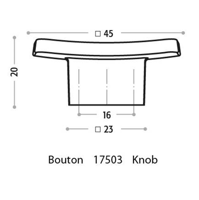 Cabinet Square Knob
