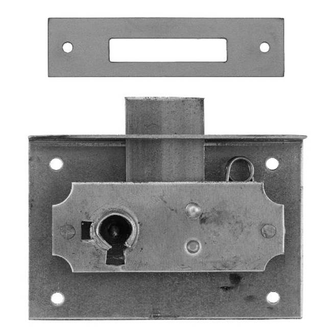 Bouvet - Cabinet Drawer Lock - Natural Steel 003