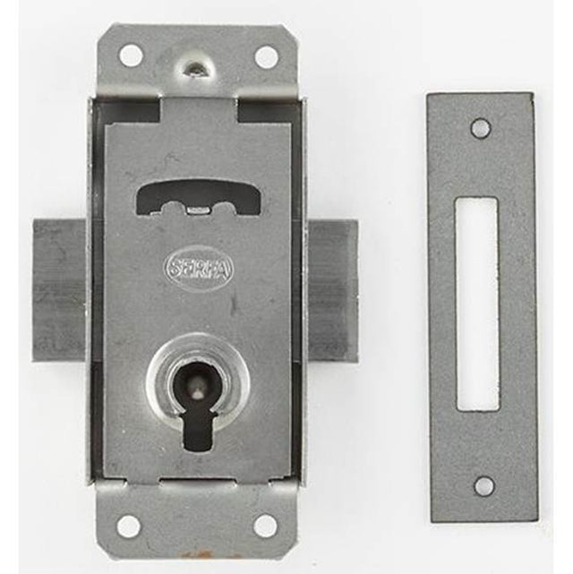 Bouvet - Surface Lock for Cabinet - Natural Steel 003