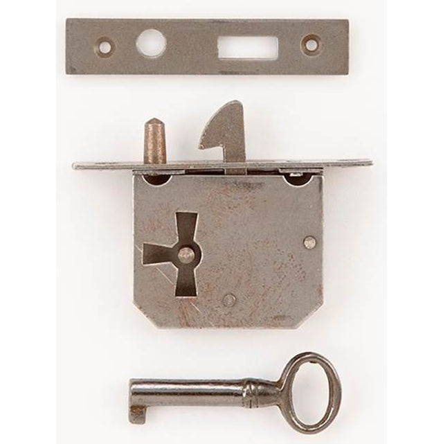 Bouvet - Chest Lock - Natural Steel 003