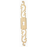 Bouvet - Classic Keyhole Escutcheons - Antique Brass 057