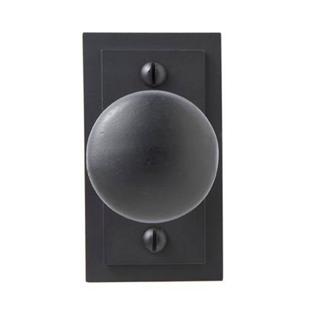 Bouvet - Knob on rosette set - Complete full dummy set - Pewter 012