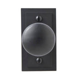 Bouvet - Knob on rosette set - Privacy trim set - Pewter 012