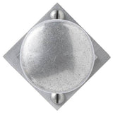 Bouvet - Knob on rosette set - Passage trim set - Pewter 012