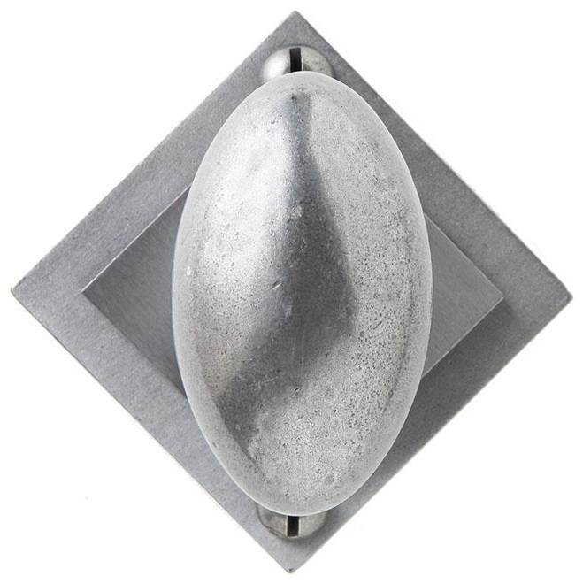 Bouvet - Knob on rosette set - Complete half dummy set - Pewter 012