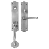 Bouvet - Valois Entrance Handle Set - Trim set without mechanism - Pewter 012