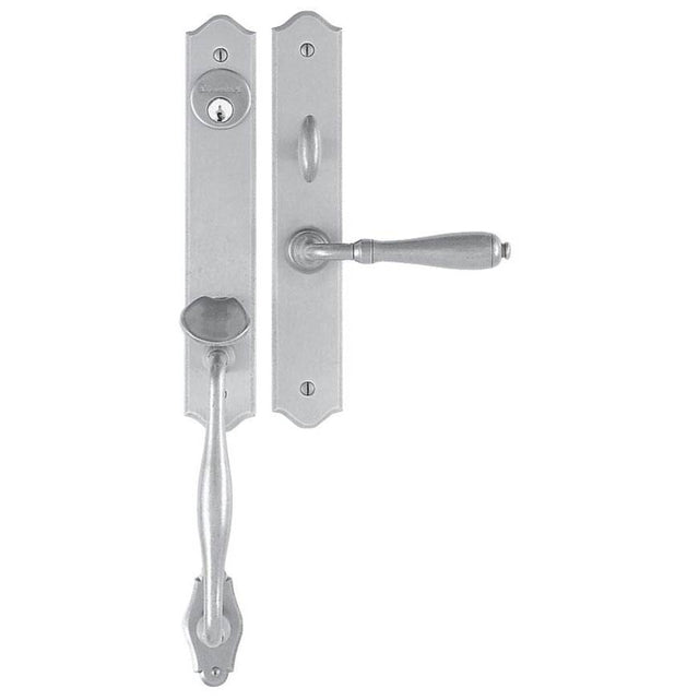 Bouvet - Vendome Entrance Handle Set - Complete full dummy set - Pewter 012