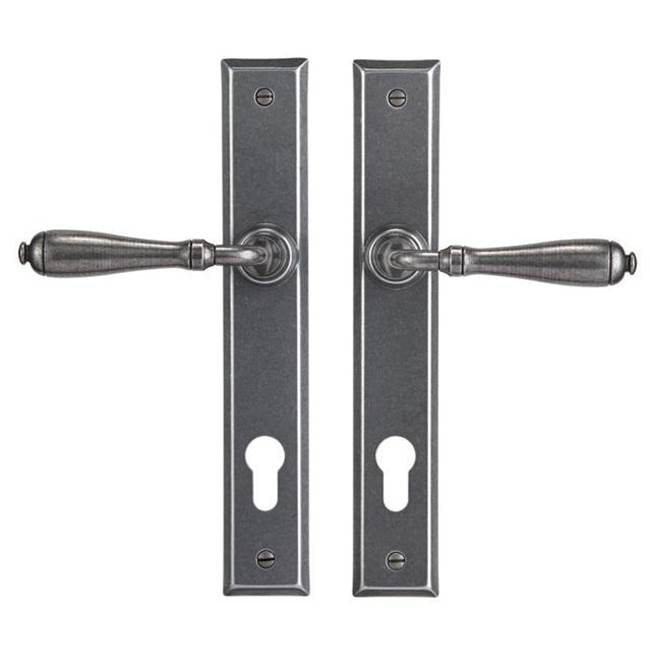 Bouvet - Multipoint System Set / Lever high / American cylinder trim set w/o mechanism - Pewter 012