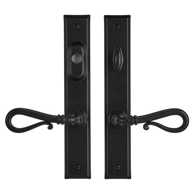 Bouvet - Multipoint System Set / Patio trim set with inside turn piece w/o mechanism - Pewter 012