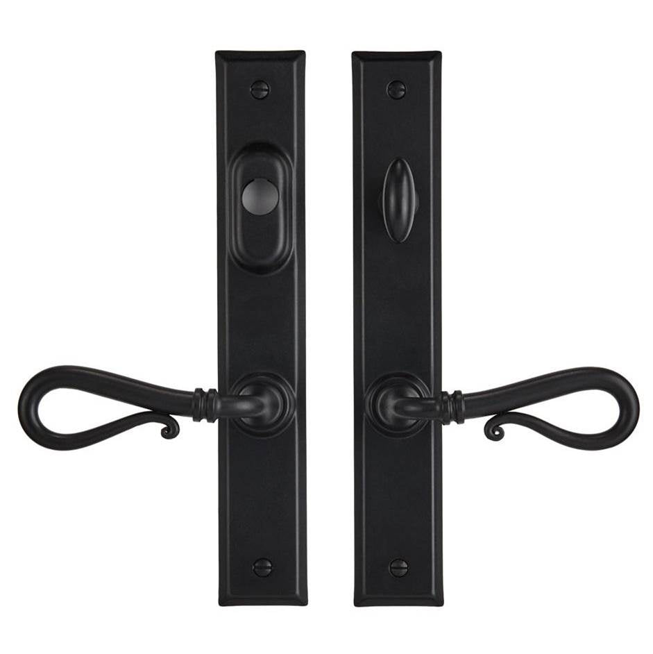 Bouvet - Multipoint System Set / Patio trim set with inside turn piece w/o mechanism - Pewter 012