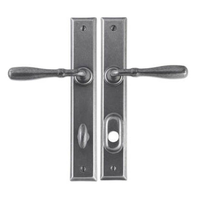 Bouvet - Multipoint System Set - Single cylinder trim set without mechanism - Pewter 012