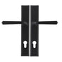 Bouvet - Multipoint System Set - Lever low / American cylinder trim set w/o mechanism - Pewter 012
