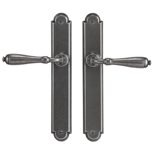 Bouvet - Multipoint System Set - Lever low / American cylinder trim set w/o mechanism - Pewter 012