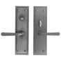 Bouvet - Lever set - Exterior trim set without mechanism - Pewter 012