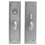 Bouvet - Lever set - Complete single cylinder set for 1 3/4'' door - Pewter 012