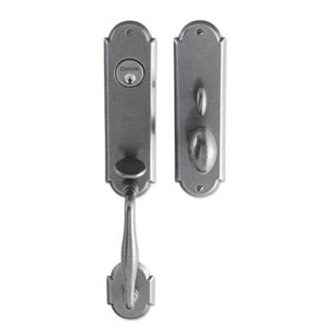 Bouvet - Entrance Handle Set - Trim set without mechanism - Pewter 012