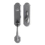 Bouvet - Entrance Handle Set - Trim set without mechanism - Pewter 012