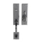 Bouvet - Entrance Handle Set - Trim set without mechanism - Pewter 012